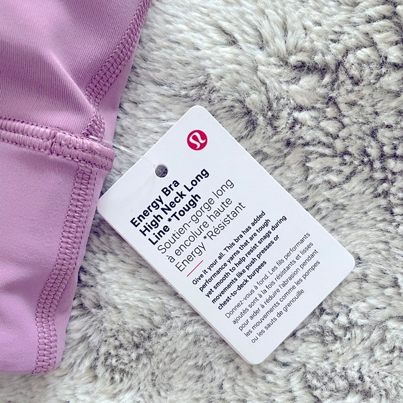 Lululemon Energy Bra High Neck Long Line Tough in Jubliee - Picture 5 of 7